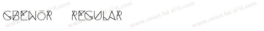 gbenor (Regular)字体转换
